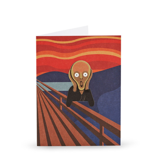 Scream Artist Bookmark Card