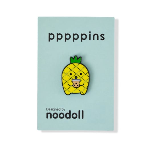 Riceananas Boba Enamel Pin
