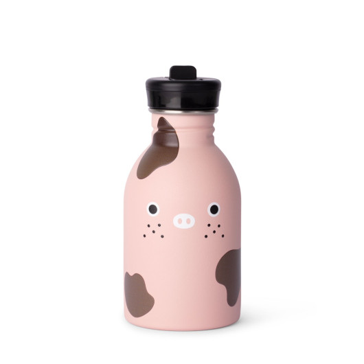 Ricepig Muddy Pink Water Bottle