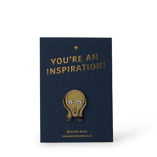 Scream - Artist Pin